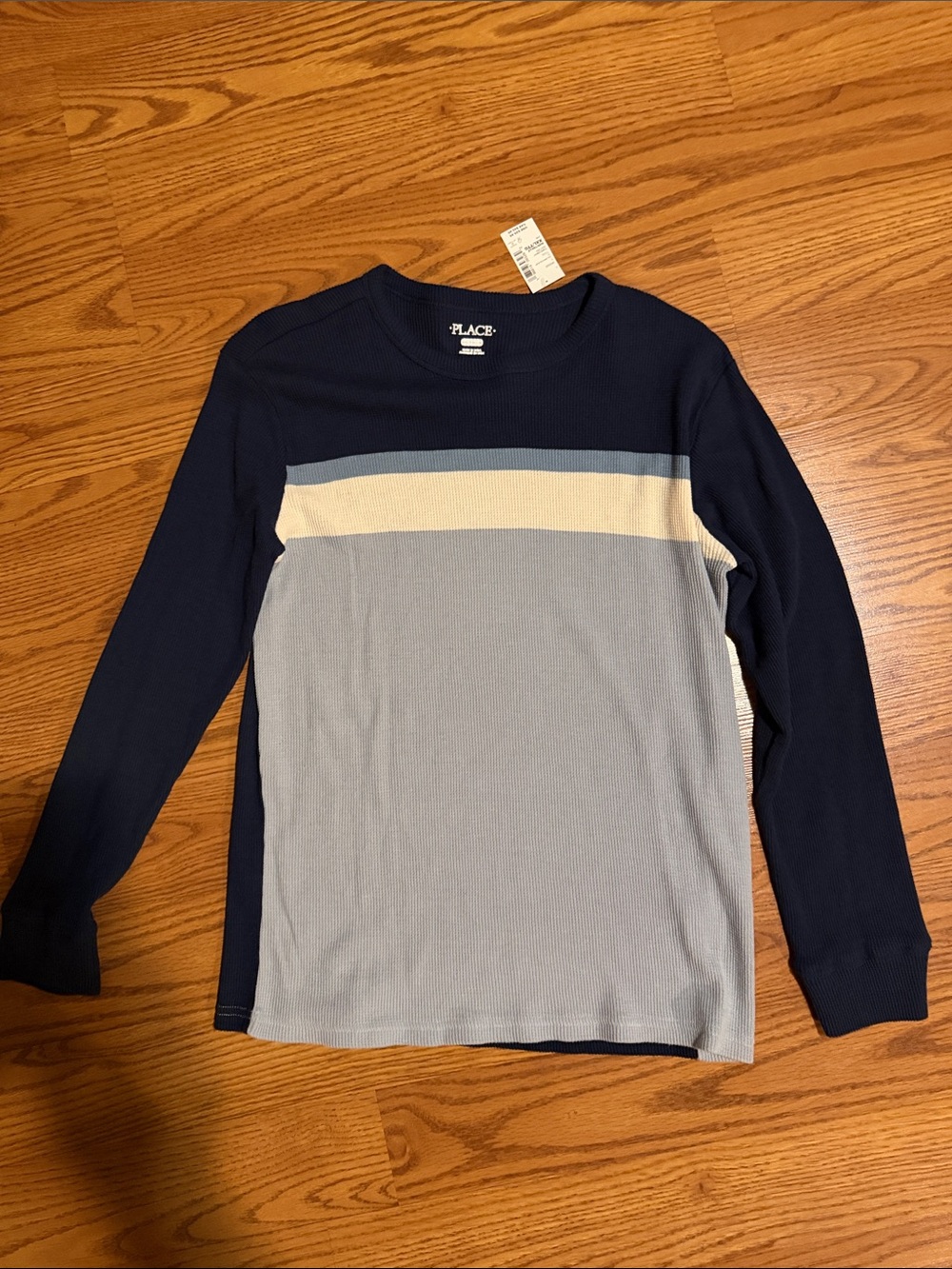 PLACE Kids Color Block Sweater Size Large NWT